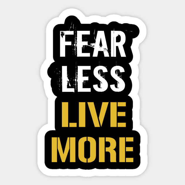 Fear Less Love More Sticker by amalya